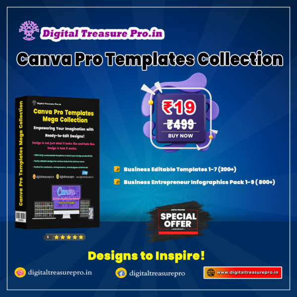 Canva Pro Templates Mega Collection