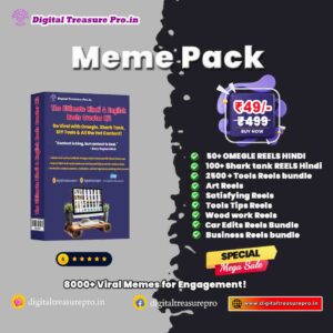 Hindi & English Reels Creator Kit Mems pack