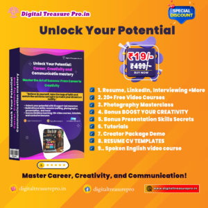 Unlock Your Potential: Career, Creativity and Communication  Mastery