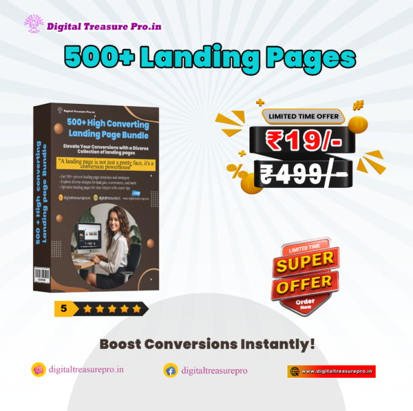 500+ High Converting Landing Pages